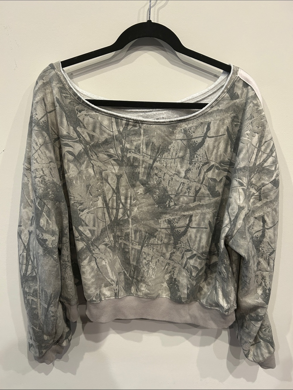 Grayson Threads Camo-Print Sweatshirt in Gray